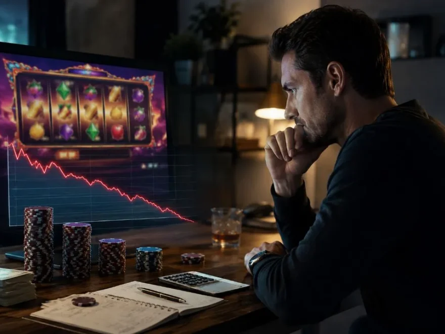Variação da banca em slots: como quedas longas aparecem mesmo em jogos de alto RTP